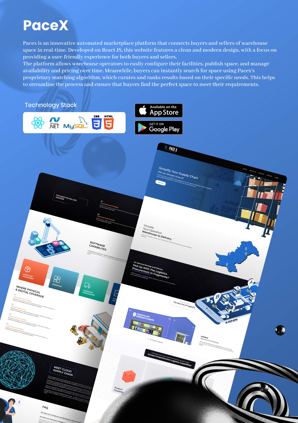 PaceX — project showcase